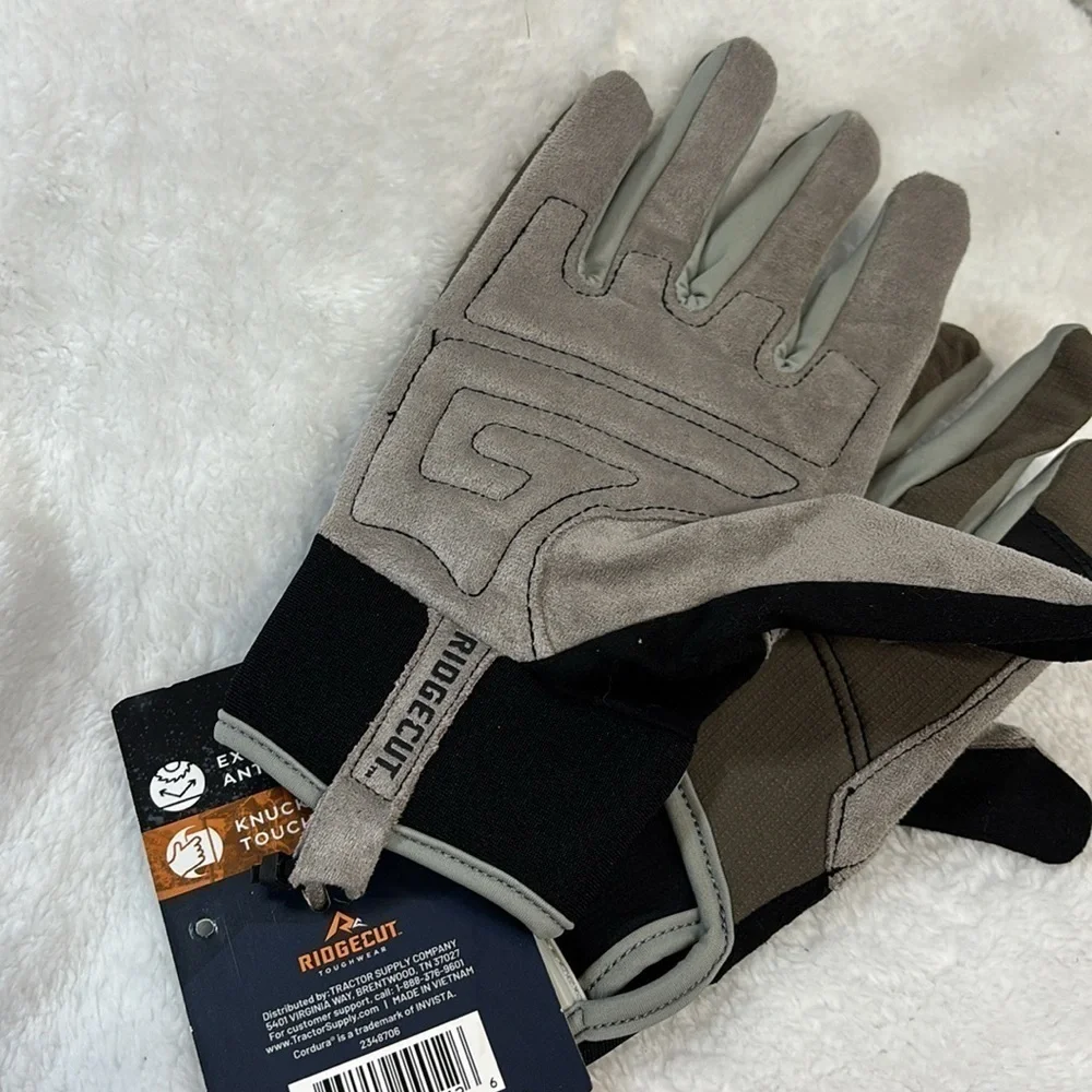 Ridgecut Tough wear durable performance knuckle touch screen work gloves
